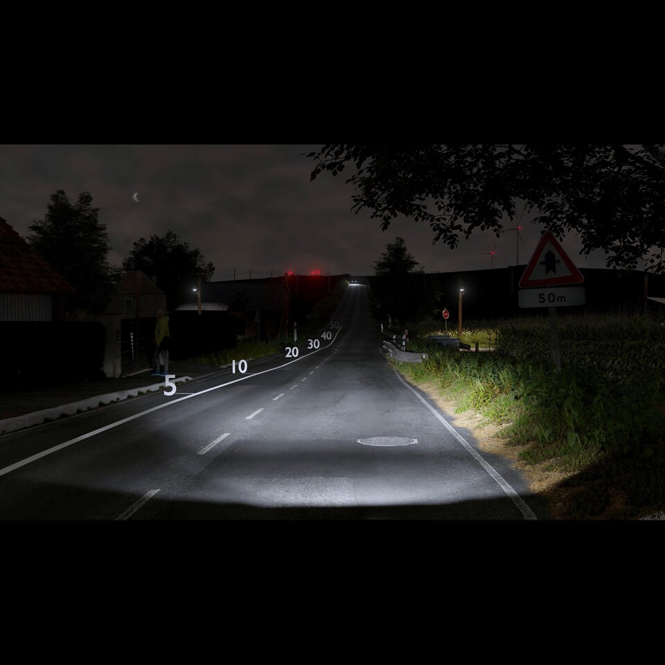 image 1 of Decathlon Powerful front bike light, USB rechargeable FL930