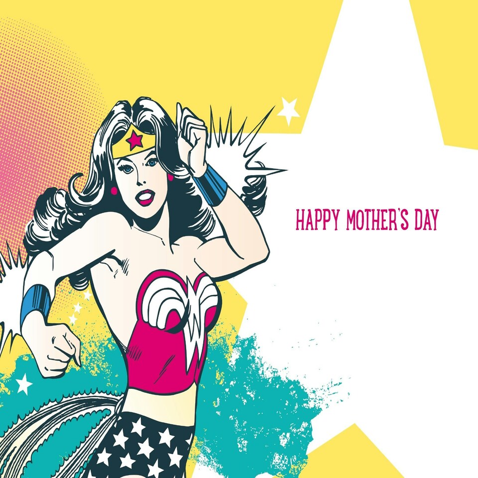 image 1 of Wonder Woman 'You're My Hero' Mother's Day Card