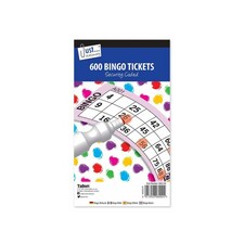 Just Stationery Jumbo Bingo Tickets - Multicoloured - One Size
