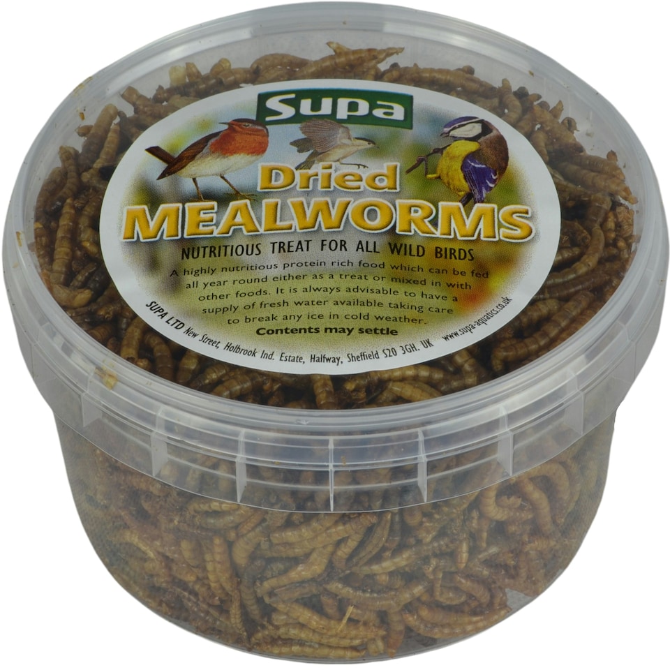 Supa Dried Mealworms 500ml (Pack of 4)
