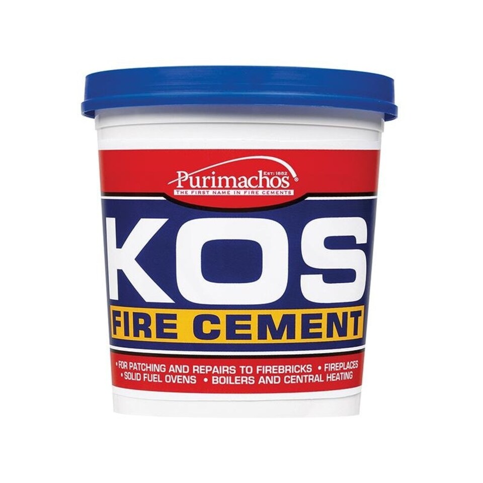 Everbuild Sika Kos Fire Cement - Black - 500g