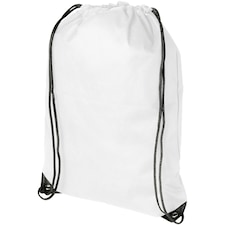 Bullet Evergreen Non Woven Premium Rucksack - White - 34 x 42cm