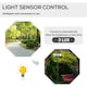 image 4 of Outsunny Outdoor Garden Solar Light with Base Energy-efficient IP44 Dimmable
