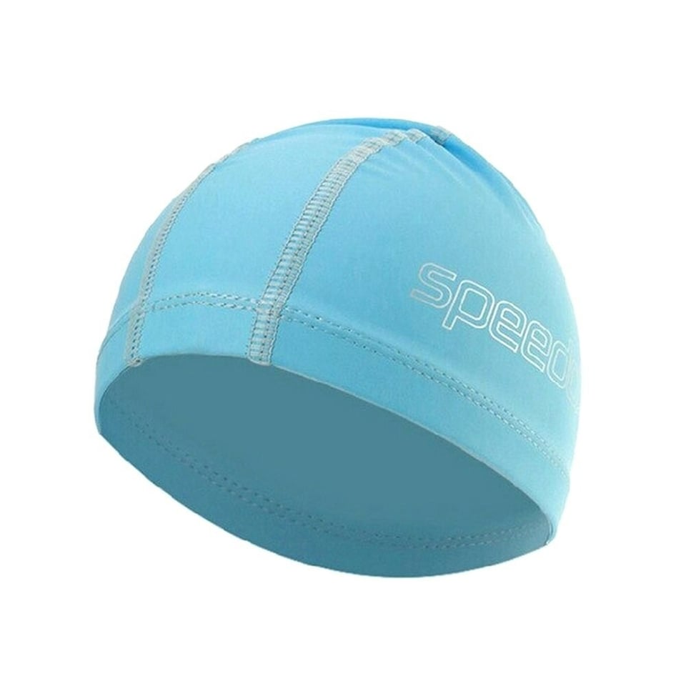 image 1 of Speedo Childrens/Kids Pace Swim Cap - Blue - One Size