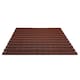 image 2 of PVC Duckboard Non-Slip Shower Mat - 61cm x 43cm | Brown | Brown