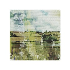 Classic Lake View Splash Back | White