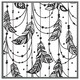 image 4 of Hand drawn bohemian chic style (Picutre Frame) White | XS