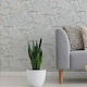 image 1 of Sublime Japan Art Deco Blue Metallic Geometric Wallpaper Grey | Yellow