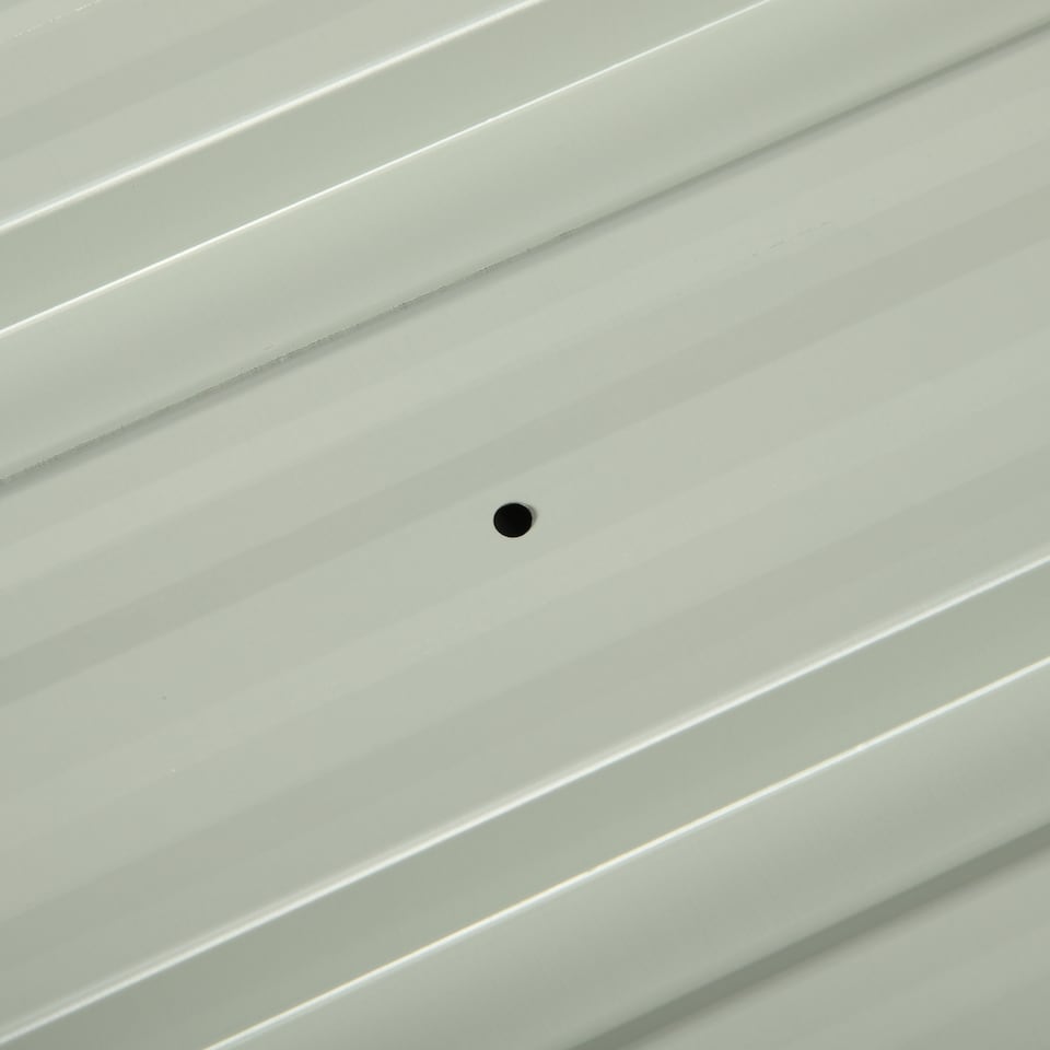 image 1 of Outsunny Corrugated Roofing Sheets, Pack of 12, Galvanised Metal Roofing Sheets for Greenhouse, Garage, Storage Shed, Carport, 129 x 45cm, Dark Grey