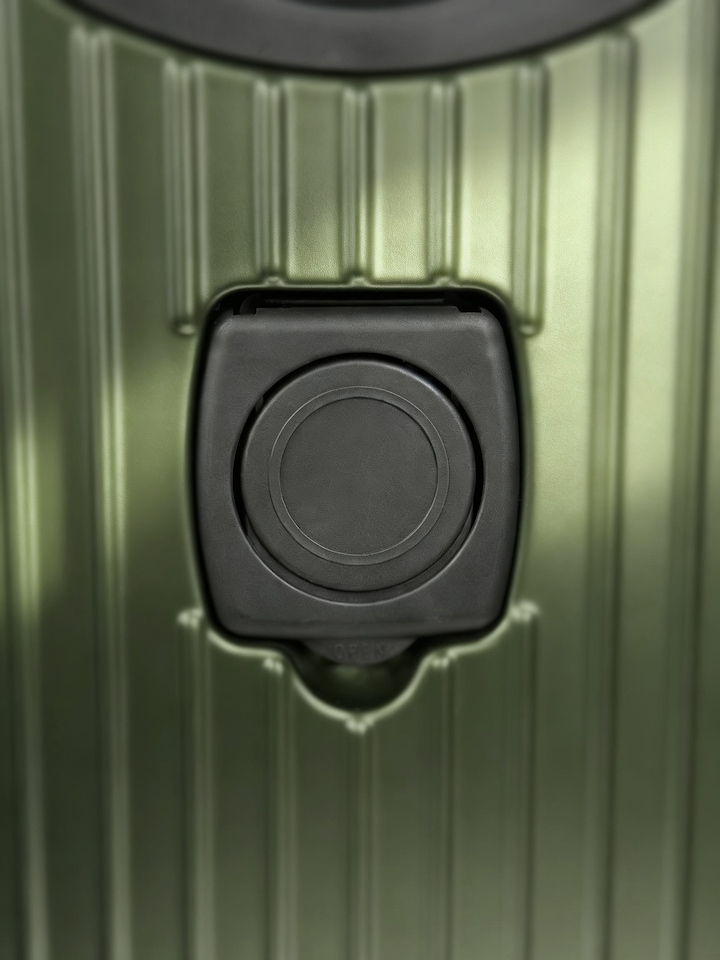image 1 of Lightweight Hard Shell Check-In Suitcase with Cupholder | Medium Size Luggage