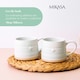 image 9 of Mikasa Mug Set White Stoneware 380ml Set of 2