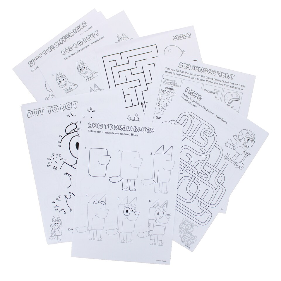 image 1 of Bluey Activity Set