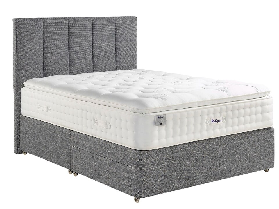 image 1 of Relyon Chiltern Natural Luxury Pillowtop 2500 Mattress | White | Double