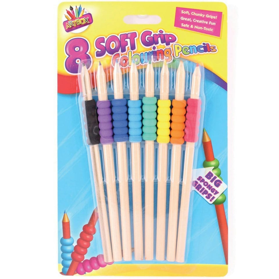 image 1 of Artbox Bright Grip Colouring Pencil (Pack of 8)