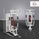 image 5 of HOMCOM Multifunction Home Gym Weight Training Station Machine White