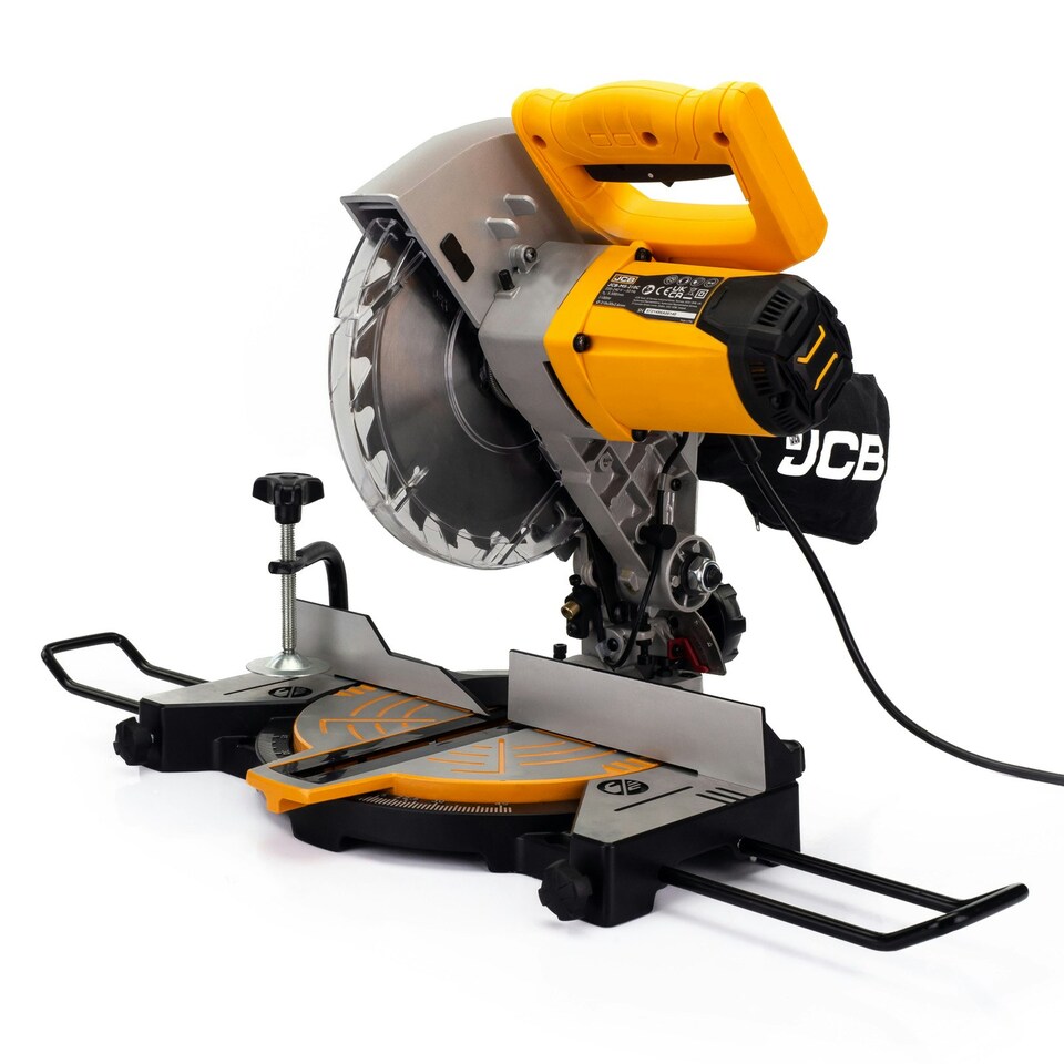 image 1 of JCB 210mm 8" Electric Compound Mitre Saw, Corded, 1100W, 230V | 21-MS-210-C