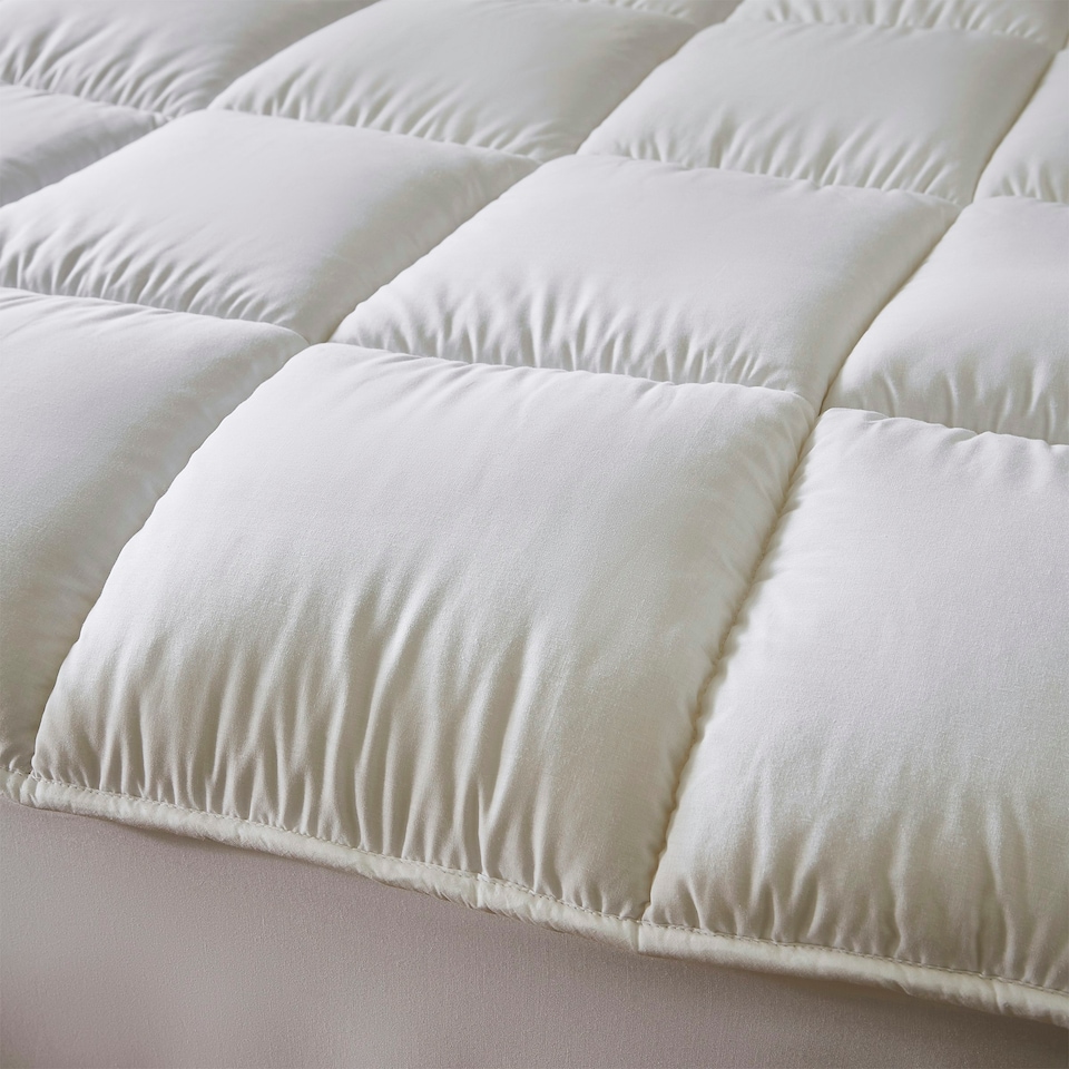 image 1 of Hotel Pure Luxury Premium Suite Waterproof Mattress Topper & Pillow Protector Set White | White | King