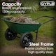 image 9 of Heavy Duty Two Wheeled 70L Garden Wheelbarrow Pneumatic Tyre