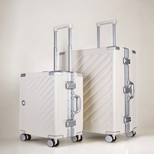 Zipperless Suitcase Set, PC Hard Shell, Small & Large, TSA Lock