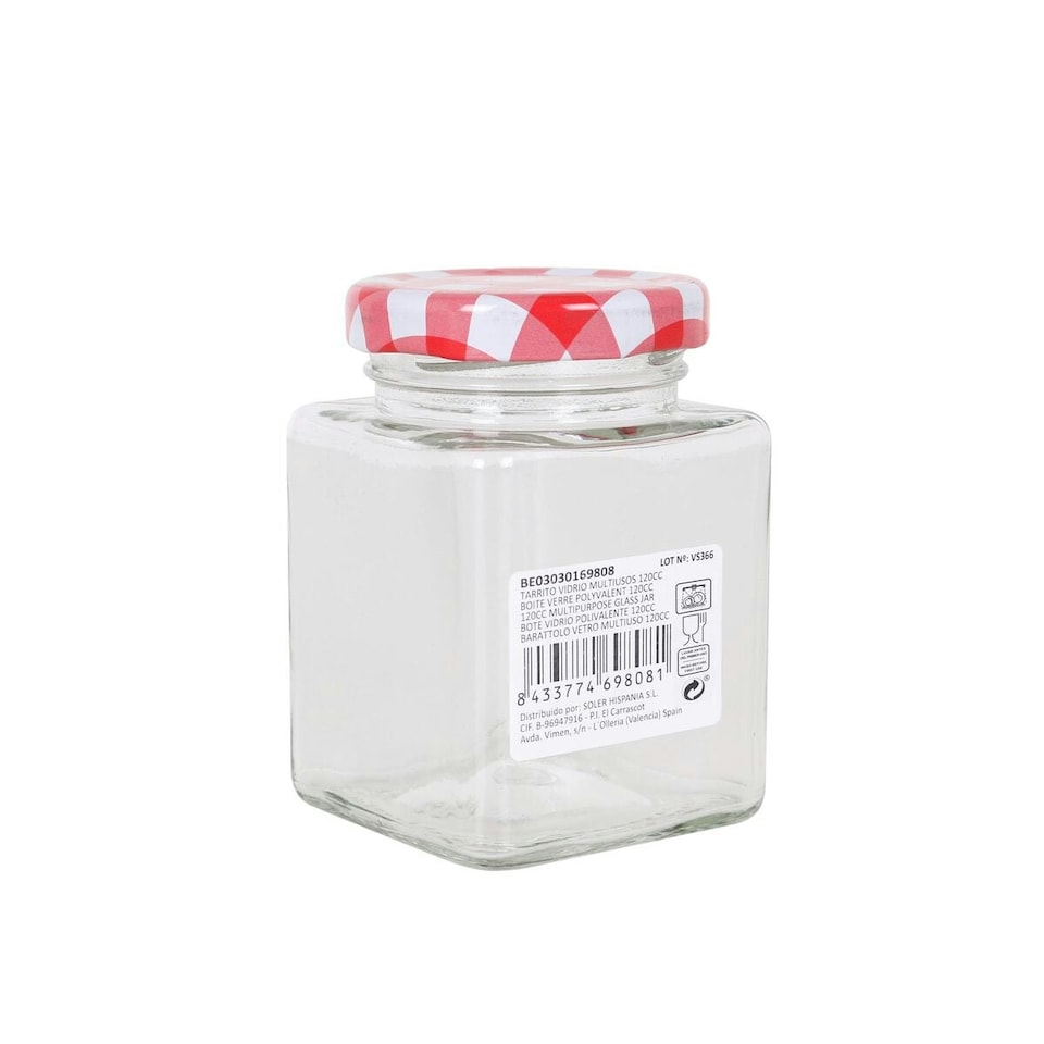 image 1 of Jar Mediterraneo 120 ml Glass (96 Units) N/A
