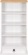 image 1 of Corona Bookcase White 1 Drawer DVD/CD Rack Storage Unit
