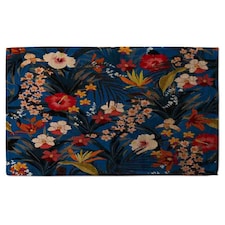 Bright Red & Orange Tropical Flowers & Plants (Kitchen Towel)