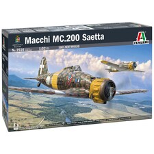 Italeri Macchi MC.200 Saetta Military Aircraft Model Kit Scale 1-32