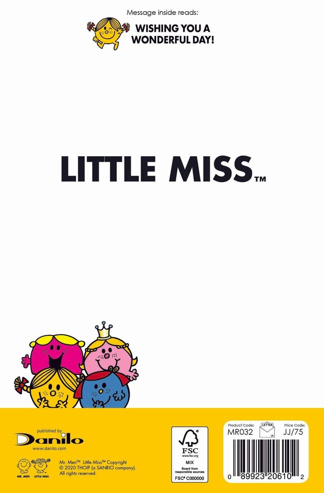 image 1 of Mr Men & Little Miss Sunshine 'Happy Birthday' Card