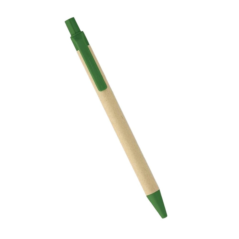 image 1 of MidOcean Cartoon Paper Ballpoint Pen - Lime - One Size