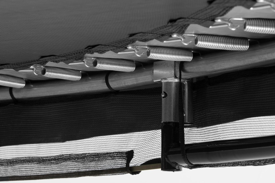 image 1 of 14ft Salta Black Comfort Edition InGround Round Trampoline with Enclosure