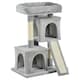 image 1 of PawHut Cat Tree 83cm Indoor Cat Scratching Post Kitten Tower, Dark Grey