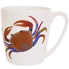 Queens Paradise Fish Crab Fine China 300ml Acorn Mug | Multi | 1