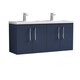 image 1 of Level 1200mm Wall Hung 4 Door Unit with Double Basin - Midnight Blue