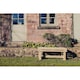 image 2 of Churnet Backless Garden Bench - Timber - L39 X W99.5 X H43 cm - Fully Assembled Brown