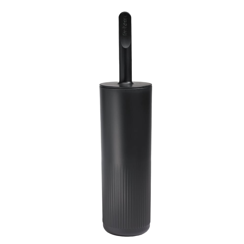 image 1 of Reborn Recycled Toilet Brush and Holder - Graphite Black | Black | Graphite Black