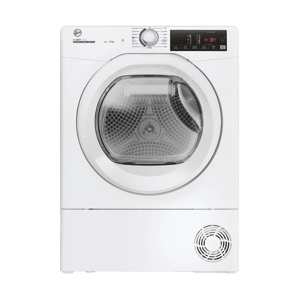 image 1 of Hoover HRE H9A3TE80N 9KG Heat Pump Tumble Dryer - White