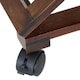 image 4 of Oypla Folding Leather Cushion Padded Footstool Foot Leg Rest
