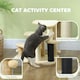 image 4 of PawHut Dog Cat Stairs Pet Steps for Bed Sofa with Scratching Post Beige