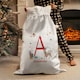 image 5 of Personalised Initial Reindeer Christmas Sack