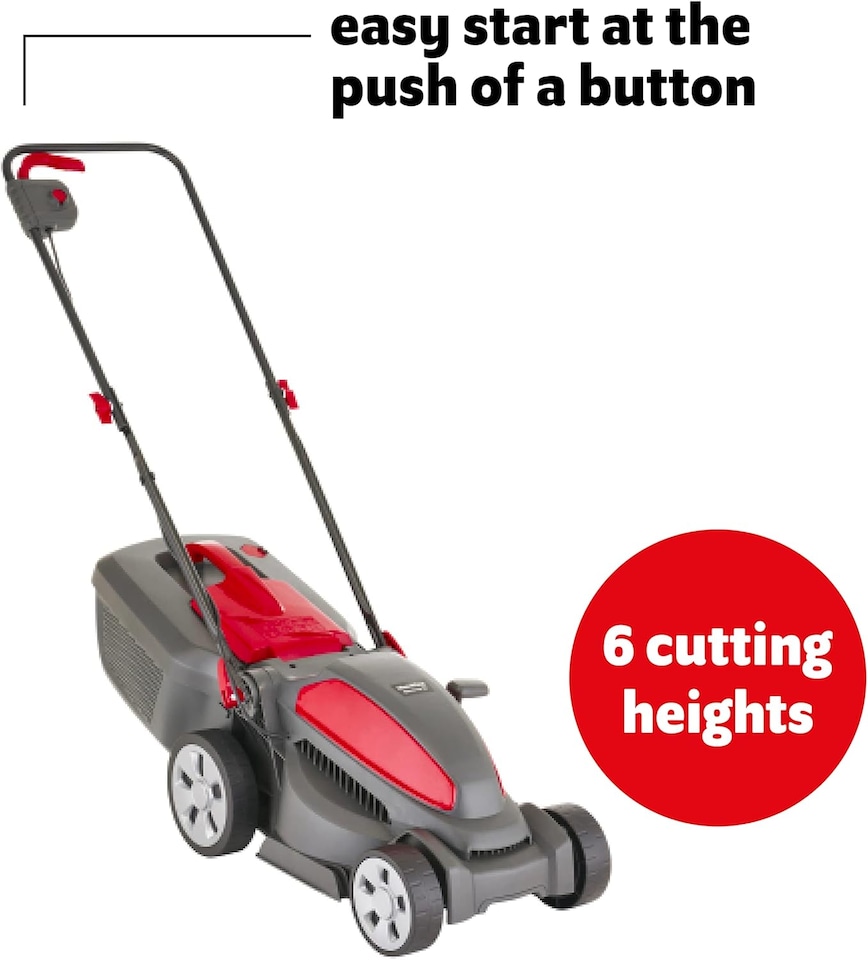 image 1 of Mountfield Electress 1200W Electric Lawnmower 34cm