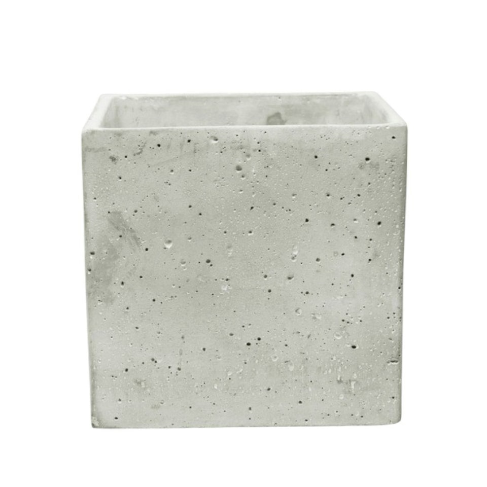 Square Cement Plant Pot (12cm)