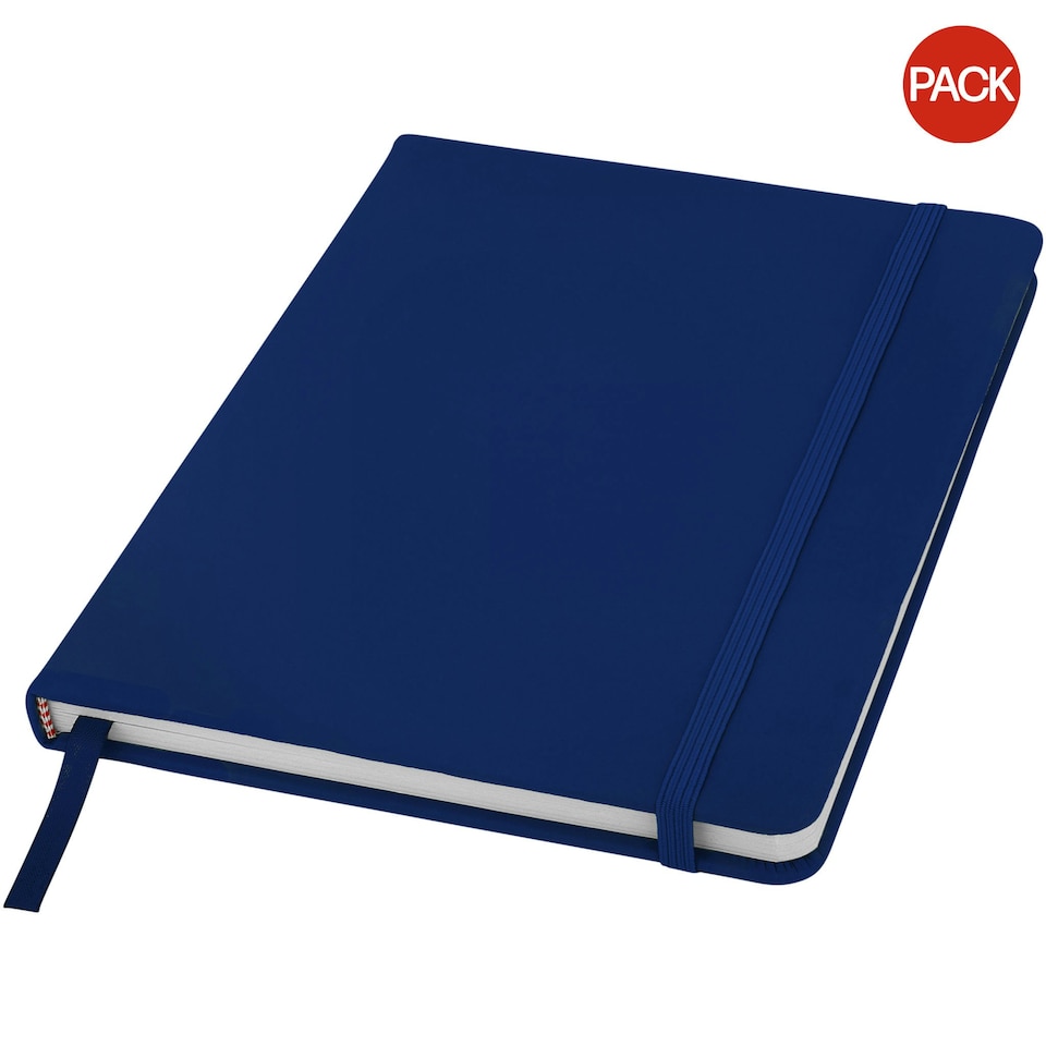Bullet Spectrum A5 Notebook (Pack of 2) - Navy - 21 x 14.8 x 1.2 cm