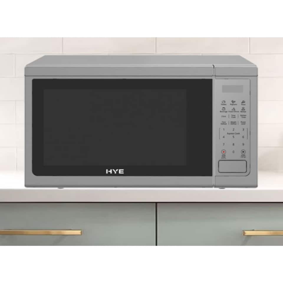 image 1 of HYE 30L 1000W Freestanding Digital Microwave Oven - Silver - SA01DM3010S13