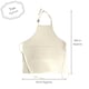 image 2 of Nans Floral Kitchen Apron With Adjustable Ties & Pocket