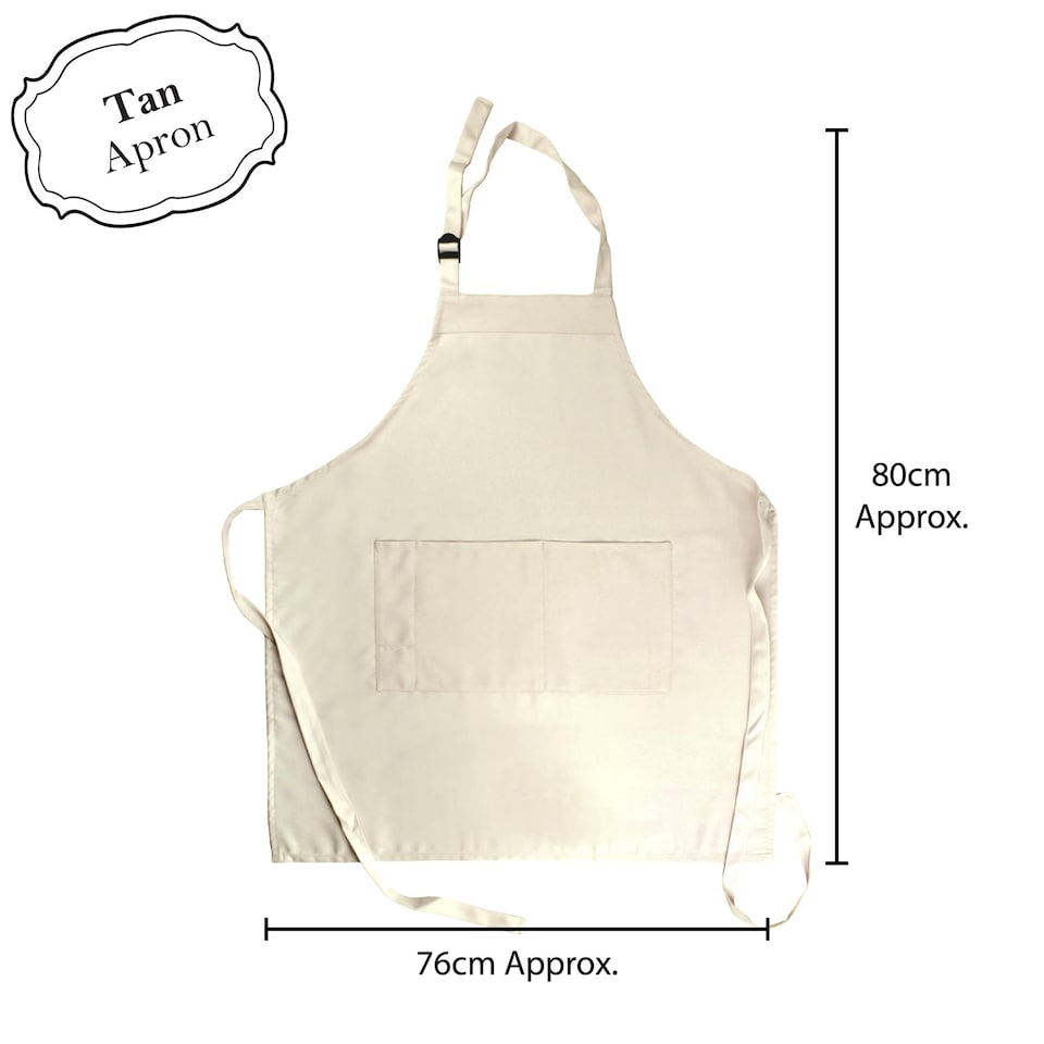 image 1 of Nans Floral Kitchen Apron With Adjustable Ties & Pocket
