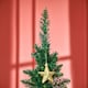 image 8 of HOMCOM 6FT Pencil Artificial Christmas Tree with Solid Stand Tips Green
