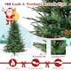 image 7 of COSTWAY 6FT Artificial Christmas Tree Pre-lit Xmas Tree with Warm White LED Lights