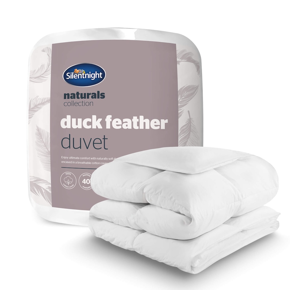 image 1 of Silentnight Duck Feather Duvet | White | Double | Double