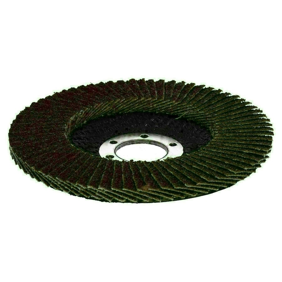image 1 of 60 Grit Flap Discs Sanding Grinding Rust Removing For 4-1/2" Angle Grinders 20pc