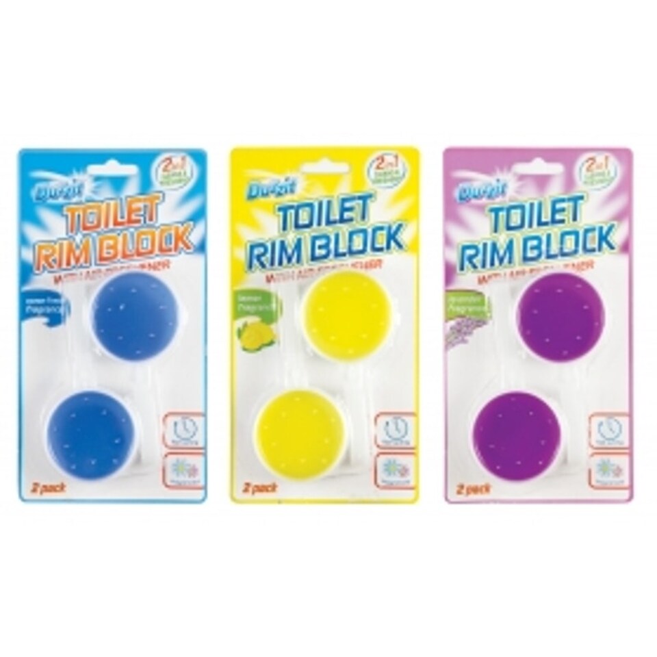 image 1 of 2in1 Toilet Rim Block and Freshener